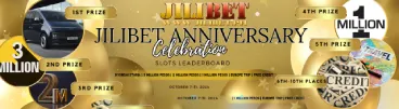 Jilibet’s 5th Anniversary Celebration Slots Leaderboard